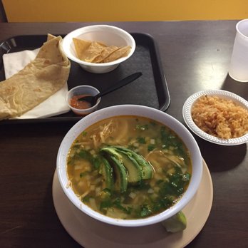 Lourdes - Chicken soup bowl with a side of yummy rice - Mexican Near Me - Escondido, California Lourdes - Chicken soup bowl with a side of yummy rice - Mexican Near Me - Escondido, California