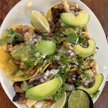 In The Wood - Special/custom order of shrimp and steak tacos! Made by Adrian! Delicious! - Gastropubs Near Me - Berkeley, California In The Wood - Special/custom order of shrimp and steak tacos! Made by Adrian! Delicious! - Gastropubs Near Me - Berkeley, California