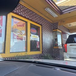 Exterior building at drive thru.
