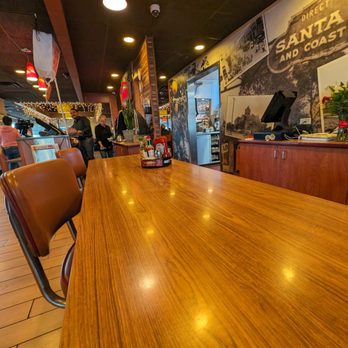 Denny's - Bar seating area while maintained - American Near Me - Santa Ana, California Denny's - Bar seating area while maintained - American Near Me - Santa Ana, California