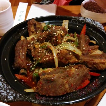 Makkal Chon - Spicy pork rib dinner for two. - Korean Near Me - Toronto, Ontario Makkal Chon - Spicy pork rib dinner for two. - Korean Near Me - Toronto, Ontario