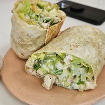 Honey’s Bistro - Et Tu Brute (Chicken Caesar Wrap) - Salad Near Me - Glen Head, New York Honey’s Bistro - Et Tu Brute (Chicken Caesar Wrap) - Salad Near Me - Glen Head, New York