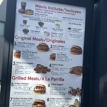 Chick-fil-A - Drive thru menu - Fast Food Near Me - Redwood City, California Chick-fil-A - Drive thru menu - Fast Food Near Me - Redwood City, California