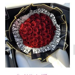 50 Luxury Red Rose Bouquet
