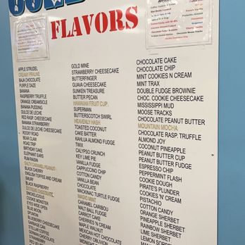 Cold Cow - Menu - Ice Cream & Frozen Yogurt Near Me - Saint Augustine, Florida