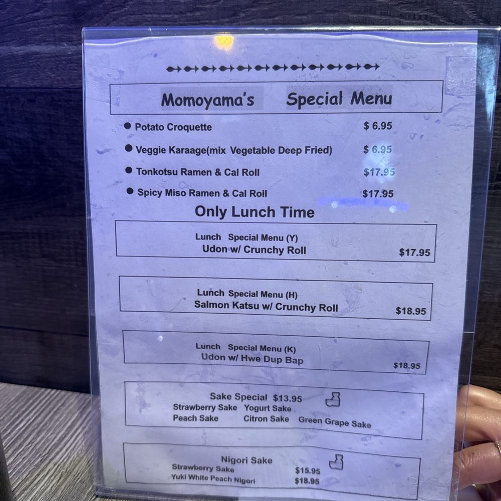 Special Menu Special Menu