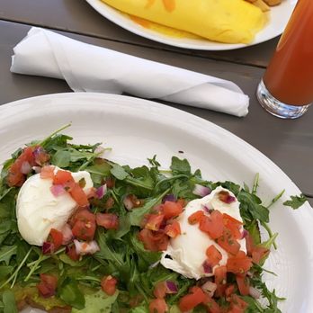 Big Bad Breakfast - Avocado toast with eggs and omelette with fries - Breakfast & Brunch Near Me - Inlet Beach, Florida Big Bad Breakfast - Avocado toast with eggs and omelette with fries - Breakfast & Brunch Near Me - Inlet Beach, Florida