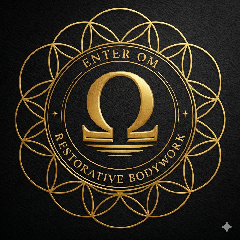 Enter Om Restorative Bodywork Logo