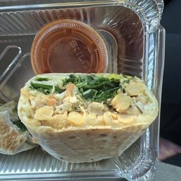 Chickpea Buffalo wrap Chickpea Buffalo wrap