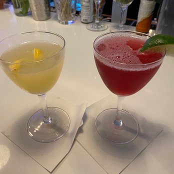 Salt 64 - Dirty Honey and Raspberry Beret while we wait for our table - New American Near Me - Oak Island, North Carolina Salt 64 - Dirty Honey and Raspberry Beret while we wait for our table - New American Near Me - Oak Island, North Carolina