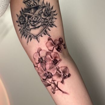 The Tattoo Gemologist - Orchid coverup tattoo - Tattoo Near Me - Jurupa Valley, California The Tattoo Gemologist - Orchid coverup tattoo - Tattoo Near Me - Jurupa Valley, California