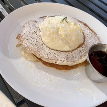 Eggspresso - Lemon ricotta pancake - Breakfast & Brunch Near Me - Fullerton, California