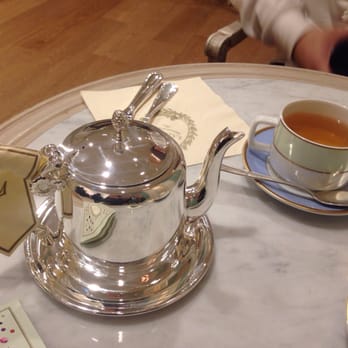 Ladurée - They have lots of different kinds of tea on the menu. This is an earl grey. We got three cups worth in the pot. - Tea Rooms Near Me - Vancouver, British Columbia Ladurée - They have lots of different kinds of tea on the menu. This is an earl grey. We got three cups worth in the pot. - Tea Rooms Near Me - Vancouver, British Columbia