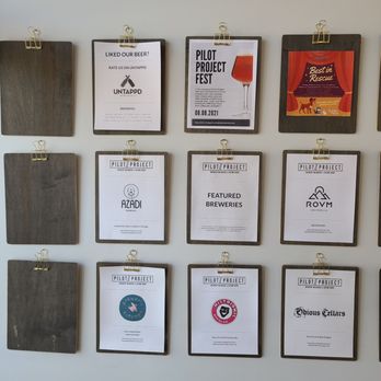 Pilot Project Brewing - Logan Square - Selection of drinks - Breweries Near Me - Chicago, Illinois
