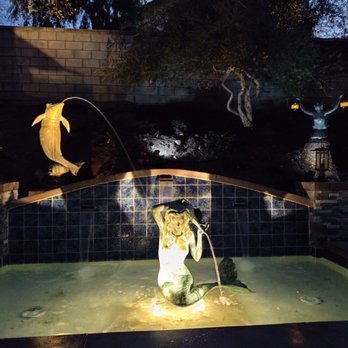 Picture Build - Water Feature Lit Up With Outdoor Lighting - Landscape Architects or Designers Near Me - Sylmar, California Picture Build - Water Feature Lit Up With Outdoor Lighting - Landscape Architects or Designers Near Me - Sylmar, California