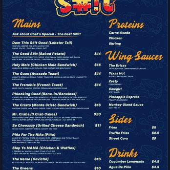 The Good Shit - Menu - Food Stands Near Me - Austin, Texas The Good Shit - Menu - Food Stands Near Me - Austin, Texas
