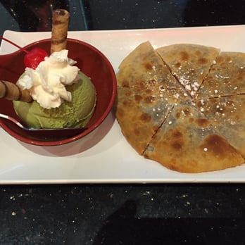 Congee Chan - Green Tea Icecream with a red bean pancake - Chinese Near Me - London, Ontario Congee Chan - Green Tea Icecream with a red bean pancake - Chinese Near Me - London, Ontario