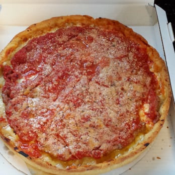 Lou Malnati's Pizzeria - Sausage pizza with the buttercrust - Pizza Near Me - Carol Stream, Illinois