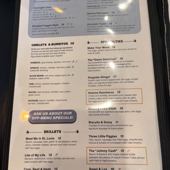 Kingside Diner - Menu - Breakfast & Brunch Near Me - St. Louis, Missouri Kingside Diner - Menu - Breakfast & Brunch Near Me - St. Louis, Missouri