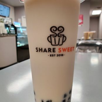 Share Sweet - Jasmine milk tea - Desserts Near Me - Olivette, Missouri