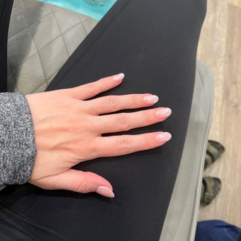 Lacquer Nails And Spa Tempe - dip nails with chrome on natural nails - Nail Salons Near Me - Tempe, Arizona