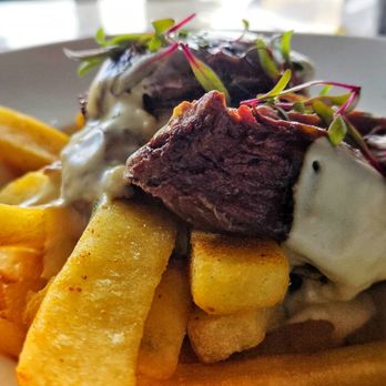 Tantalum Restaurant - Beef truffle fries with duck fat, ohhh! - Asian Fusion Near Me - Long Beach, California