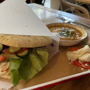 Barcha - Buttermilk Marinated Chicken Shawarma Sandwich - yum - Mediterranean Near Me - San Francisco, California