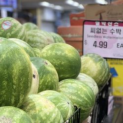 HK Market - Watermelon $4.99 each.