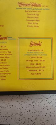 Menu photo 1 El Olvido Hacienda Seguin, TX