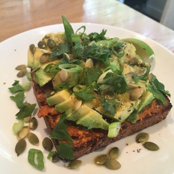 Upper Left Roasters - Vegan avocado toast. - Coffee & Tea Near Me - Portland, Oregon