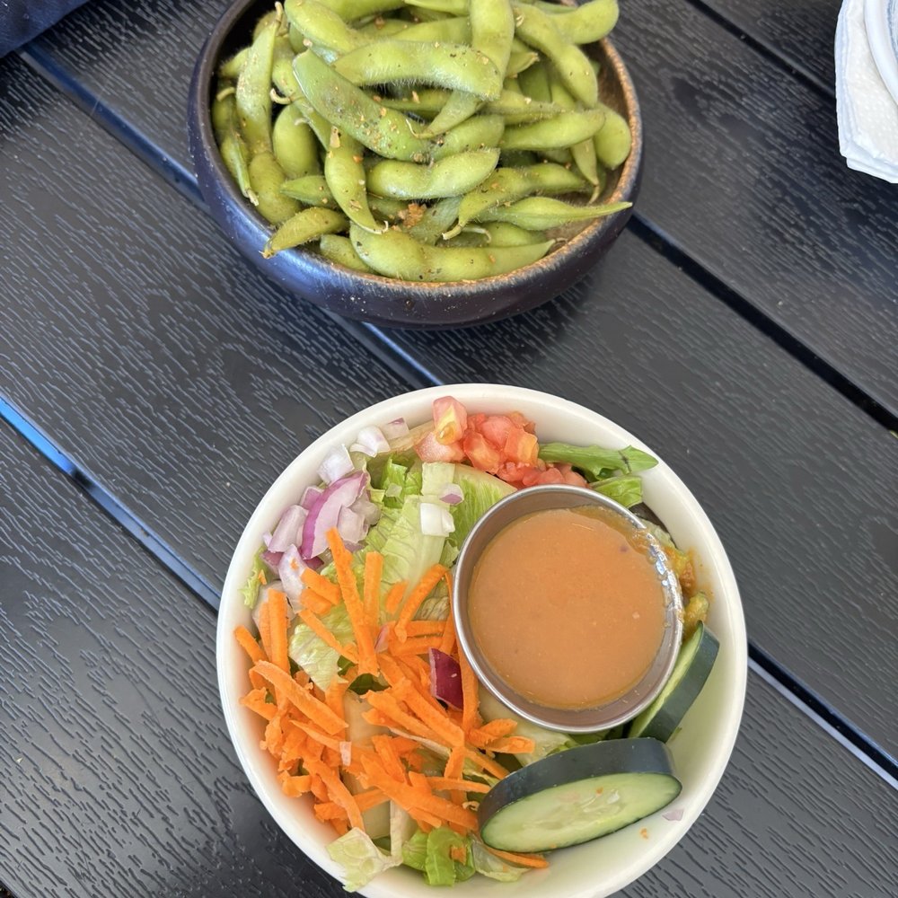 The Madness - Candler - Garlic Herb Edamame and ginger salad - Asian Fusion Near Me - Asheville, North Carolina The Madness - Candler - Garlic Herb Edamame and ginger salad - Asian Fusion Near Me - Asheville, North Carolina
