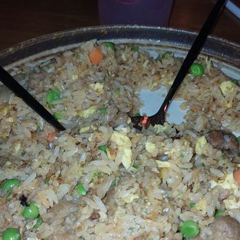 District 9 Kitchen - Chicken and pork combo fried rice with blue galaxy lime refresher - Noodles Near Me - Anaheim, California District 9 Kitchen - Chicken and pork combo fried rice with blue galaxy lime refresher - Noodles Near Me - Anaheim, California