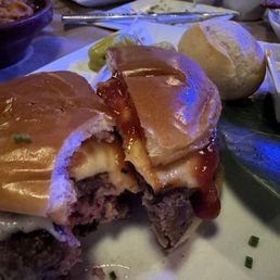 A simple burger becomes epic in this restaurant. A simple burger becomes epic in this restaurant.