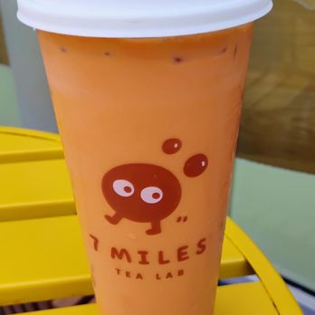 7 Miles Tea Lab - 7's Thai Tea ($5.75)  12-16-2024 - Bubble Tea Near Me - Torrance, California