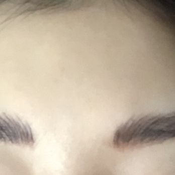 Soyoung - Thick uneven painful discolored brows - Permanent Makeup Near Me - Los Angeles, California