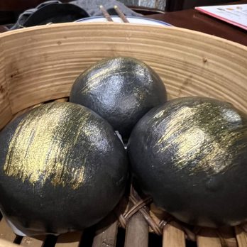 Hey Yuet - Black golden egg yolk bun - Dim Sum Near Me - New York, New York Hey Yuet - Black golden egg yolk bun - Dim Sum Near Me - New York, New York