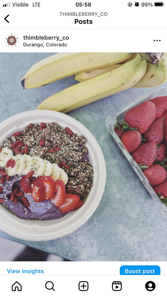 THIMBLEBERRY SMOOTHIE Updated July 2024 19 Photos 1162 Main Ave