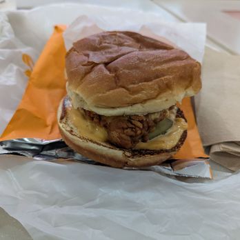Popeyes Louisiana Kitchen - Spicy chicken sandwich - about 6.50 - Fast Food Near Me - Ocala, Florida Popeyes Louisiana Kitchen - Spicy chicken sandwich - about 6.50 - Fast Food Near Me - Ocala, Florida
