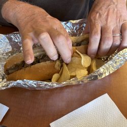 Deb's Sandwich Shop - Large loaded steak!