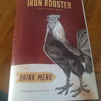 Iron Rooster - Drink menu - American Near Me - Baltimore, Maryland