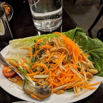 Pestle Rock - Wish they used more papaya rather than carrot. - Thai Near Me - Seattle, Washington Pestle Rock - Wish they used more papaya rather than carrot. - Thai Near Me - Seattle, Washington