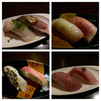 Sushi Shunka - $45 Shunka omakase's 8 piece Japanese imported sushi: kampachi, toro, bonito, halibut, kinmedai, buri, tachiuo, shima aji - Sushi Bars Near Me - Costa Mesa, California Sushi Shunka - $45 Shunka omakase's 8 piece Japanese imported sushi: kampachi, toro, bonito, halibut, kinmedai, buri, tachiuo, shima aji - Sushi Bars Near Me - Costa Mesa, California