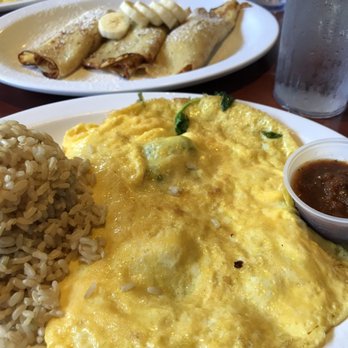 Eggs 'n Things - Waikiki Beach Eggspress - Mushroom & Spinach - Breakfast & Brunch Near Me - Honolulu, Hawaii