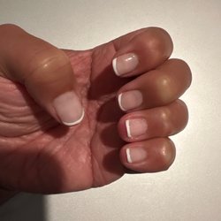 Nail Bar & Spa of Saint Cloud - French Gel mani with requested short nails