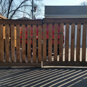Cedar Rustic Fence - Gate won't latch and hanging. The gate rod is about to fall off. Called left messages no service guy yet. - Fences & Gates Near Me - Joliet, Illinois Cedar Rustic Fence - Gate won't latch and hanging. The gate rod is about to fall off. Called left messages no service guy yet. - Fences & Gates Near Me - Joliet, Illinois