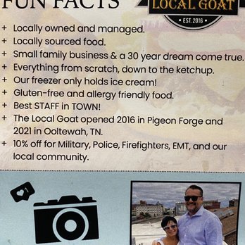 Local Goat - Love this! - New American Near Me - Pigeon Forge, Tennessee