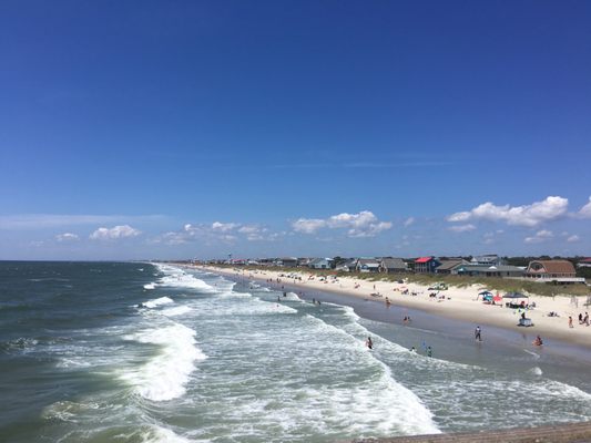 Oak Island Pier by null