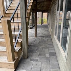 GardenScapes - After: looking down new paver lay