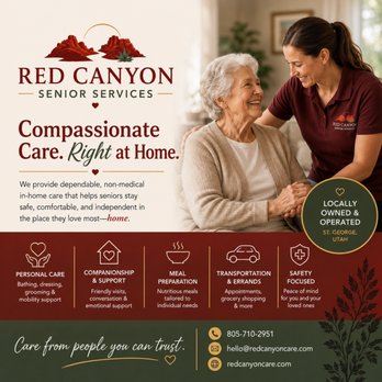 Red Canyon Senior Services - Personal Care Services Near Me Red Canyon Senior Services - Personal Care Services Near Me