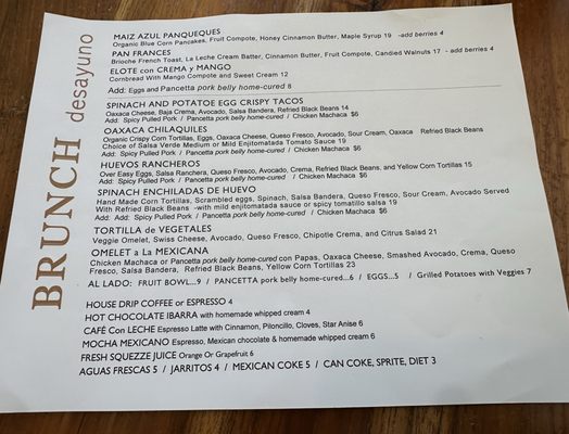 Menu photo 4 Mercado 925 Berkeley, CA